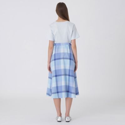 クレストブリッジチェックライトクロッシングツイルスカート（５５Ｓ２２６１０＿＿）