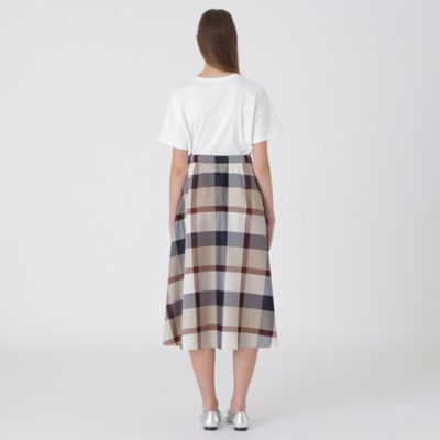 クレストブリッジチェックライトクロッシングツイルスカート（５５Ｓ２２６１０＿＿）