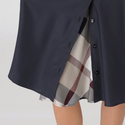 【一部店舗限定】スパンローン×クレストブリッジチェック３ＷＡＹスカート（５５Ｓ２３３４４＿＿）