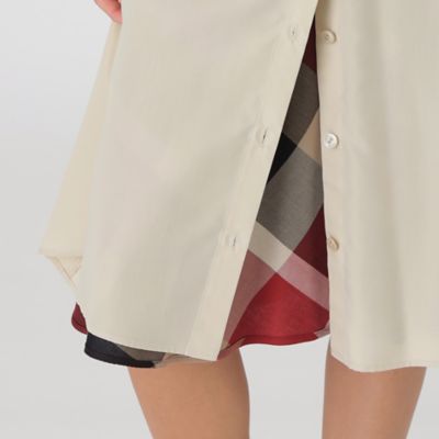 【一部店舗限定】スパンローン×クレストブリッジチェック３ＷＡＹスカート（５５Ｓ２３３４４＿＿）