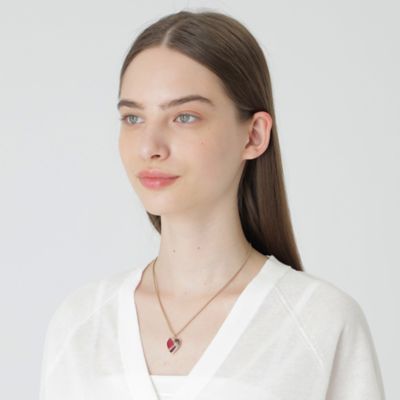 クレストブリッジチェックハートネックレス（５５Ｖ０３５２０＿＿）