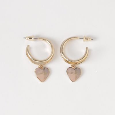 品多く ハートモチーフフープピアス（55V06108＿＿） BLUE | アクセサリー