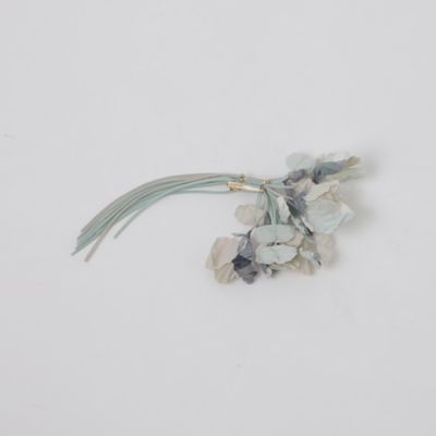 フランス アンティーク コサージュ ブルーグレイ フランス