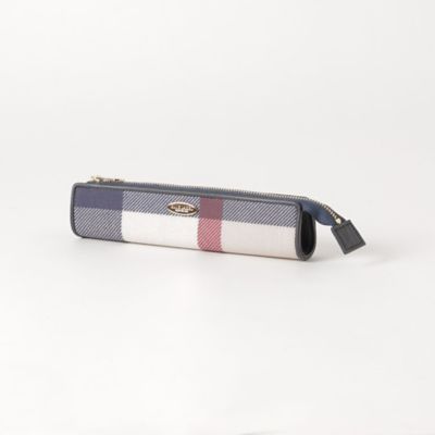 クレストブリッジチェックＰＶＣペンケース（５５Ｖ０８８１７＿＿）