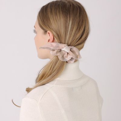 ＜BLUE LABEL CRESTBRIDGE (Women)＞クレストブリッジチェックシュシュ（５５Ｖ１０８０７＿＿）
