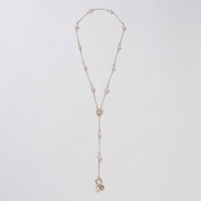 BLUE LABEL CRESTBRIDGE (Women)/ブルーレーベル・クレストブリッジ パール×チェーンネックレス(55V25441__)