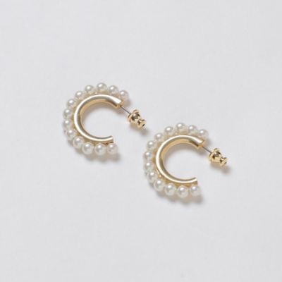 ＜BLUE LABEL CRESTBRIDGE (Women)＞フープピアス（５５Ｖ２６４４１＿＿）