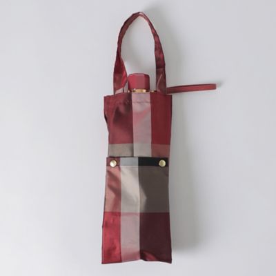 クレストブリッジチェック折り畳み傘（５５Ｗ０２１２９＿＿）