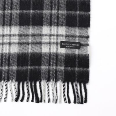 【ＴＨＥ　ＵＲＢＡＮ　ＣＯＬＬＥＣＴＩＯＮ】ブラックカイリーンウールマフラー（Ｆ１７１０２６３＿＿）