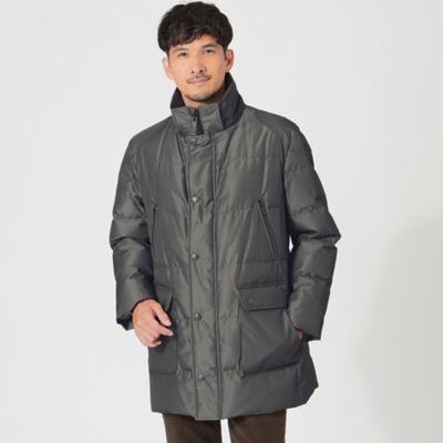 【はっ水】ポリエステルシルクロングダウンコート（Ｆ１Ｃ５８４３７＿＿）