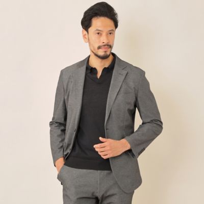 ＜THE SCOTCH HOUSE (Men)＞【ＴＨＥ　ＵＲＢＡＮ　ＣＯＬＬＥＣＴＩＯＮ】コットンジャージジャケット（Ｆ１Ｅ０１１４０＿＿）