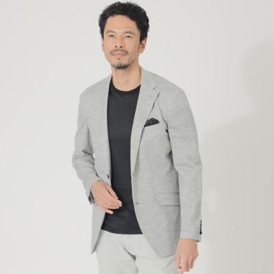 THE SCOTCH HOUSE (Men)/ザ・スコッチハウス 【THE URBAN COLLECTION】リネンジャージージャケット(F1E08384__)