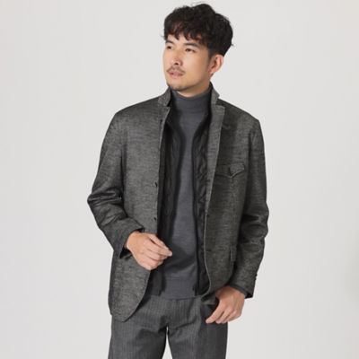 ロサーゼン タフタプリントリバーシブルブルゾン