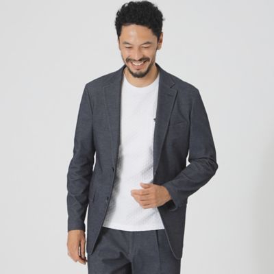 高感度ショップで2023年売れたブランド THE グレー M ジャケット ノーカラー HOUSE SCOTCH ジャケット・アウター
