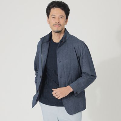 セール】 【ウォッシャブル】ポリエステルタフタスタンドカラー