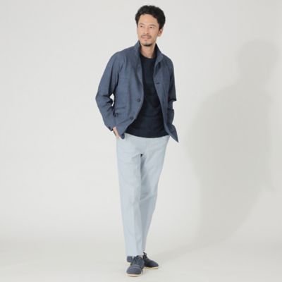 ポリエステルジャージスタンドカラーブルゾン