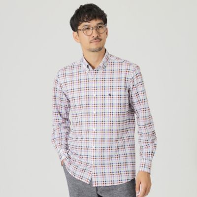 Ａｄｊｕｓｔａｂｌｅ　Ｆｉｔ　カラーチェックシャツ（Ｆ１Ｍ０１４７２＿＿）