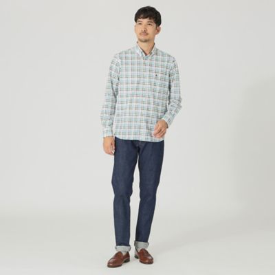 Ａｄｊｕｓｔａｂｌｅ　Ｆｉｔ　カラーチェックシャツ（Ｆ１Ｍ０１４７２＿＿）