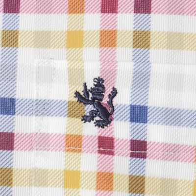 Ａｄｊｕｓｔａｂｌｅ　Ｆｉｔ　カラーチェックシャツ（Ｆ１Ｍ０１４７２＿＿）