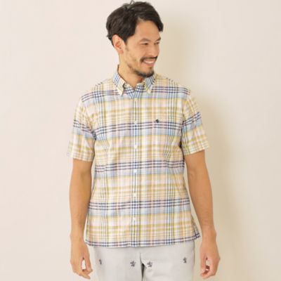 ＜THE SCOTCH HOUSE (Men)＞プレイド　オブ　ライオンフィッシュシャツ（Ｆ１Ｍ６１１９５＿＿）