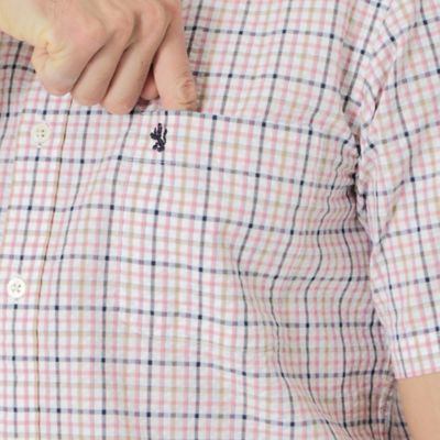 【ＷＥＢ・一部店舗限定】【キングサイズ】サッカーチェックシャツ（Ｆ１Ｍ９１３４４＿＿）