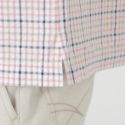【ＷＥＢ・一部店舗限定】【キングサイズ】サッカーチェックシャツ（Ｆ１Ｍ９１３４４＿＿）