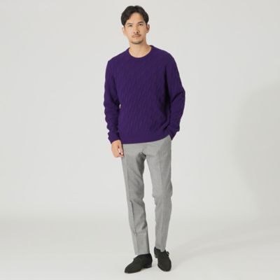 【ＷＥＢ・一部店舗限定】【ＴＨＥ　ＵＲＢＡＮ　ＣＯＬＬＥＣＴＩＯＮ】カシミヤケーブルクルーネックニット（Ｆ１Ｎ０１４７１＿＿）