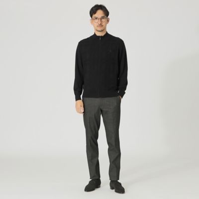 【ＷＥＢ・一部店舗限定】【ＴＨＥ　ＵＲＢＡＮ　ＣＯＬＬＥＣＴＩＯＮ】シャドーチェックジップアップニット（Ｆ１Ｎ０７４７３＿＿）