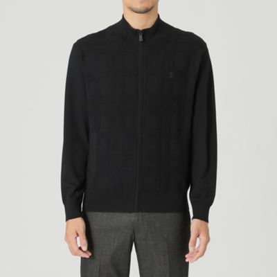 【ＷＥＢ・一部店舗限定】【ＴＨＥ　ＵＲＢＡＮ　ＣＯＬＬＥＣＴＩＯＮ】シャドーチェックジップアップニット（Ｆ１Ｎ０７４７３＿＿）