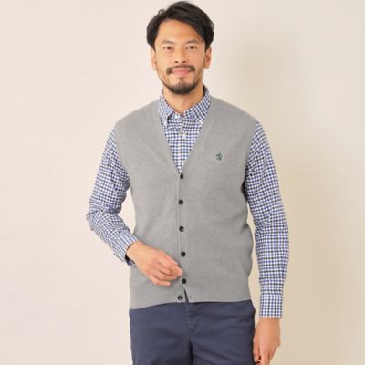 ＜THE SCOTCH HOUSE (Men)＞リンクスニットベスト（Ｆ１Ｎ５７１１２＿＿）