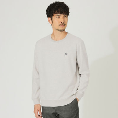 ＜THE SCOTCH HOUSE (Men)＞「ＬＥＲＷＩＣＫ」ブラッシュドツイルクルーネックトレーナー（Ｆ１Ｐ０１２３７＿＿）