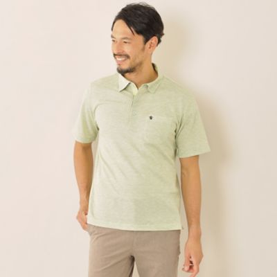 ＜THE SCOTCH HOUSE (Men)＞リネンミックスカノコポロシャツ（Ｆ１Ｐ６２１４６＿＿）