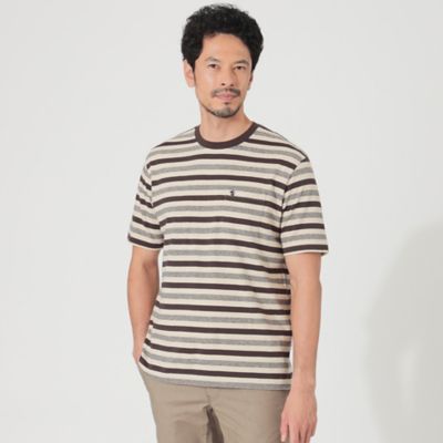 ＜THE SCOTCH HOUSE (Men)＞「ＣＬＹＤＥ」ボーダーＴシャツ（Ｆ１Ｐ８９３４２＿＿）