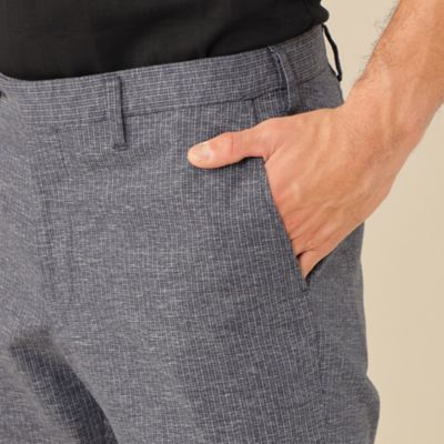 【ＴＨＥ　ＵＲＢＡＮ　ＣＯＬＬＥＣＴＩＯＮ】【Ａｄｊｕｓｔａｂｌｅ　Ｆｉｔ】ＳＨ　ＣＲＯＹボーダー　トラウザーズ（Ｆ１Ｒ２０１８０＿＿）