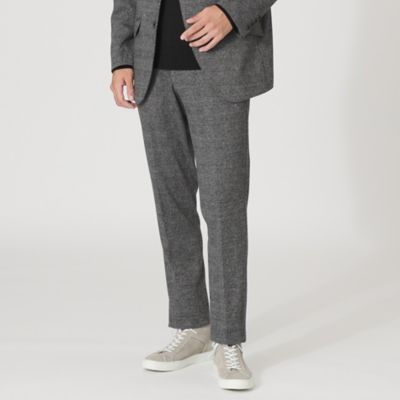 ＜THE SCOTCH HOUSE (Men)＞【ＴＨＥ　ＵＲＢＡＮ　ＣＯＬＬＥＣＴＩＯＮ】【セットアップ対応可能】「ＣＲＯＹ」グレンチェックトラウザーズ（Ｆ１Ｒ２０２７１＿＿）