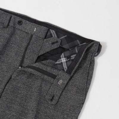 【ＴＨＥ　ＵＲＢＡＮ　ＣＯＬＬＥＣＴＩＯＮ】【セットアップ対応可能】「ＣＲＯＹ」グレンチェックトラウザーズ（Ｆ１Ｒ２０２７１＿＿）