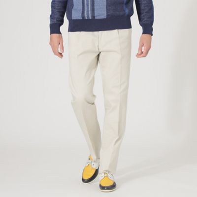＜THE SCOTCH HOUSE (Men)＞【Ａｄｊｕｓｔａｂｌｅ　Ｆｉｔ】チノトラウザーズ（Ｆ１Ｒ２３３０６＿＿）