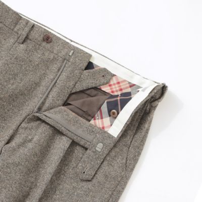 【Ａｄｊｕｓｔａｂｌｅ　Ｆｉｔ】ホームスパンライクトラウザーズ（Ｆ１Ｒ２３４０９＿＿）