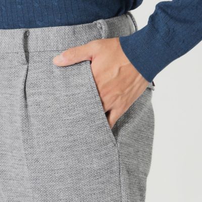 【セットアップ対応可能】【Ａｄｊｕｓｔａｂｌｅ　Ｆｉｔ】ウールミックスコットンジャージトラウザーズ（Ｆ１Ｒ２３４１４＿＿）