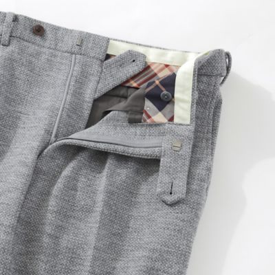 【セットアップ対応可能】【Ａｄｊｕｓｔａｂｌｅ　Ｆｉｔ】ウールミックスコットンジャージトラウザーズ（Ｆ１Ｒ２３４１４＿＿）