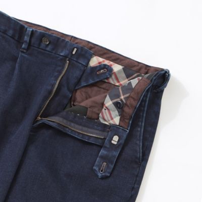 【Ａｄｊｕｓｔａｂｌｅ　Ｆｉｔ】【ウォッシャブル】裏起毛ストレッチデニムトラウザーズ（Ｆ１Ｒ２３４６２＿＿）