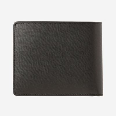 【ＷＥＢ限定】ソフト型押しレザー　　ハウスチェック二つ折り財布（Ｇ１２７７００２＿＿）