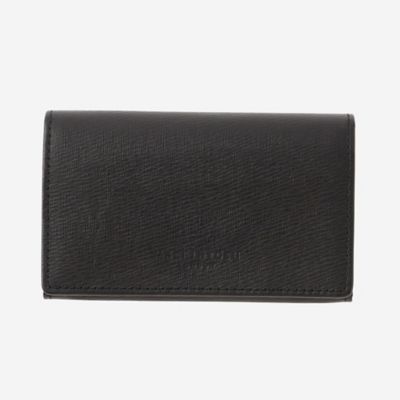 ＜MACKINTOSH LONDON (Men)＞【ＷＥＢ限定】ソフト型押しレザー　　ハウスチェック名刺入れ（Ｇ１２７８００２＿＿）