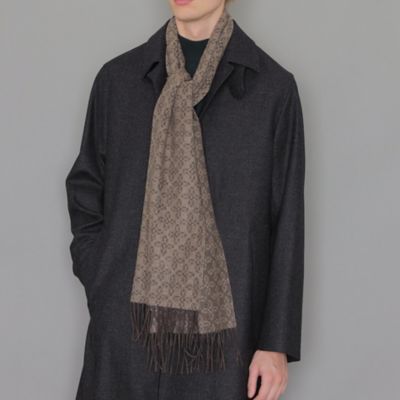 【極美品】マッキントッシュロンドン カシミヤ100% マフラー ハウスチェック ハウスチェックカシミヤマフラー(マフラー・ストール・スカーフ