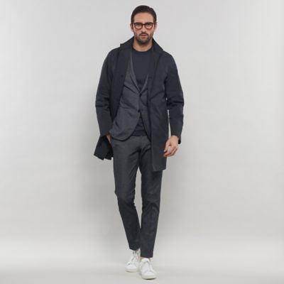 【ＤＵＮＦＯＲＤ　ＳＴＡＮＤ　ＣＯＬＬＡＲ】ストレッチメモリーツイルスタンドカラーコート（Ｇ１Ａ６２５０１＿＿）