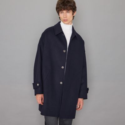 ＜MACKINTOSH LONDON (Men)＞【ＬＥＯＮ掲載】【ＲＯＳＬＥＹ／ロズリー】ビーバーメルトンステンカラーコート（Ｇ１Ｂ２２２２４＿＿）