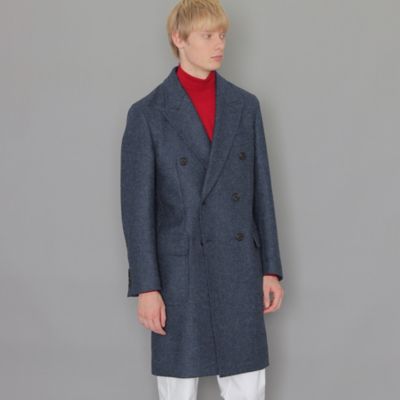 ＜MACKINTOSH LONDON (Men)＞【ＭＯＯＮ／ムーン】ウールツイルダブルブレステッドコート（Ｇ１Ｂ３２２１６＿＿）