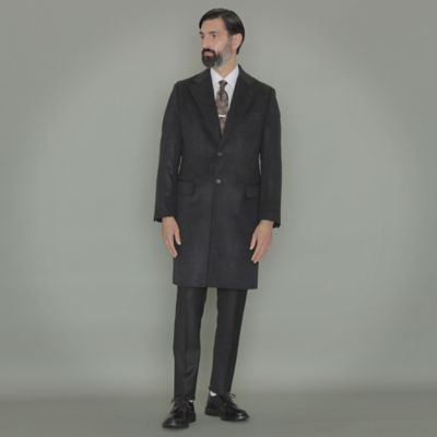 【美品】MACKINTOSH カシミヤ チェスターコート ブラック