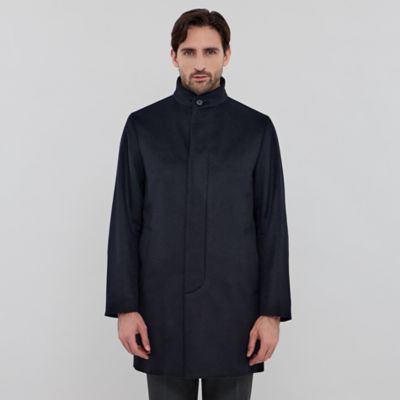 DUNFORD STAND COLLAR】ウールカシミヤビーバー