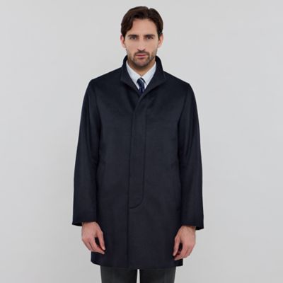 DUNFORD STAND COLLAR】ウールカシミヤビーバー